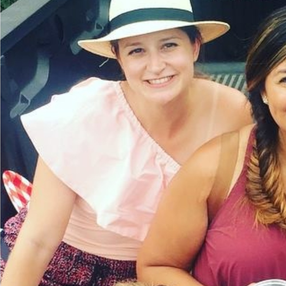 Do+Be Peach Off-Shoulder Bodysuit